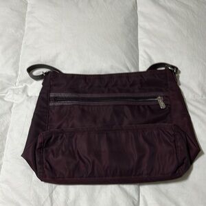 Thirty-One Brown Messenger Bag Elegant Casual Design